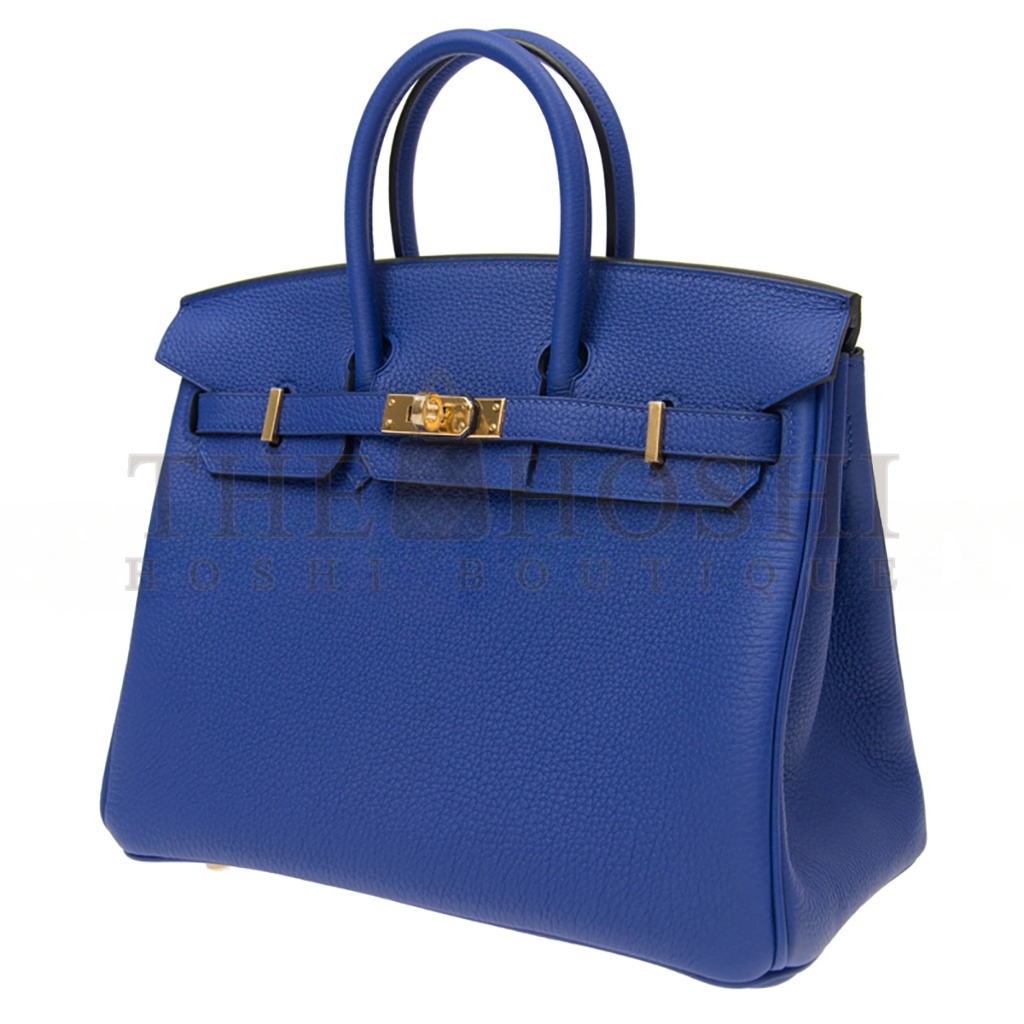 H**me5 BIRKIN 30 TOGO LEATHER ELECTRIC BLUE GOLD BUCKLE BK257TTGGP (30*23*15cm) Master Quality